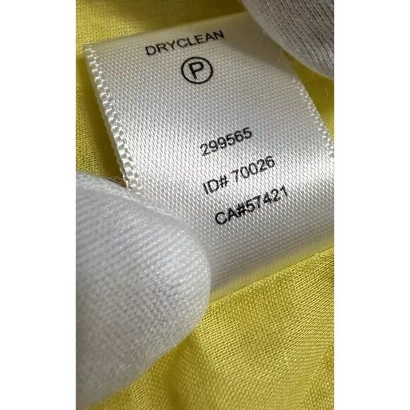 Ann Taylor Loft Tweed 3/4 Sleeves Blazer, Yellow, Sz: M, 78-35 - Picture 7 of 16